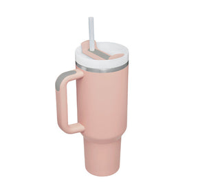 Personalized DIY Straw Coffee Insulation Cup With Handle Portable Car