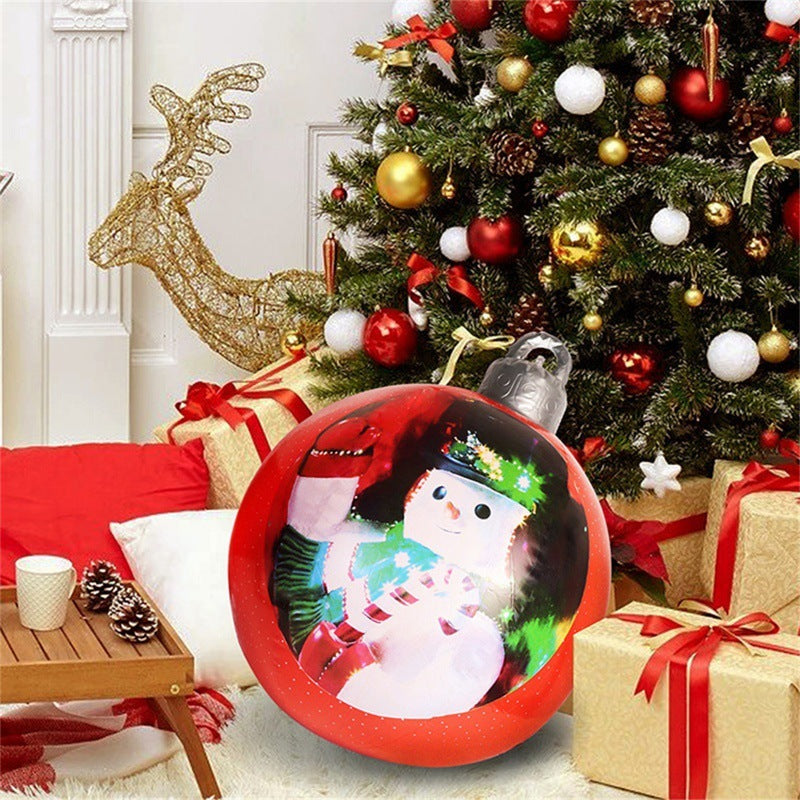 Christmas Ornament Ball Outdoor Pvc 60CM