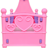 Kids'/Children's Playroom Toy Doll Bed Pink + Purple