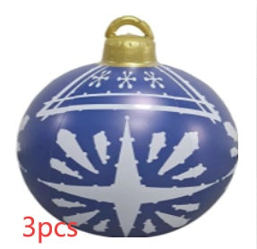 Christmas Ornament Ball Outdoor Pvc 60CM