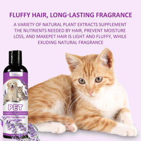 Pet Shampoo Pet Bath Relieve Skin Itching Hair Soft Non-knotted Shampoo