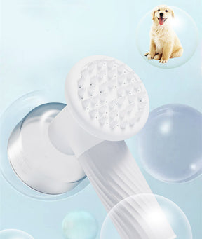 Automatic Foaming Dog Cat Bath Brush Dog Shampoo Pet Grooming