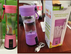 Portable Blender With USB Rechargeable Mini Kitchen Fruit Juice