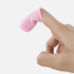 Soft Silicone Pet Finger Toothbrush with Case