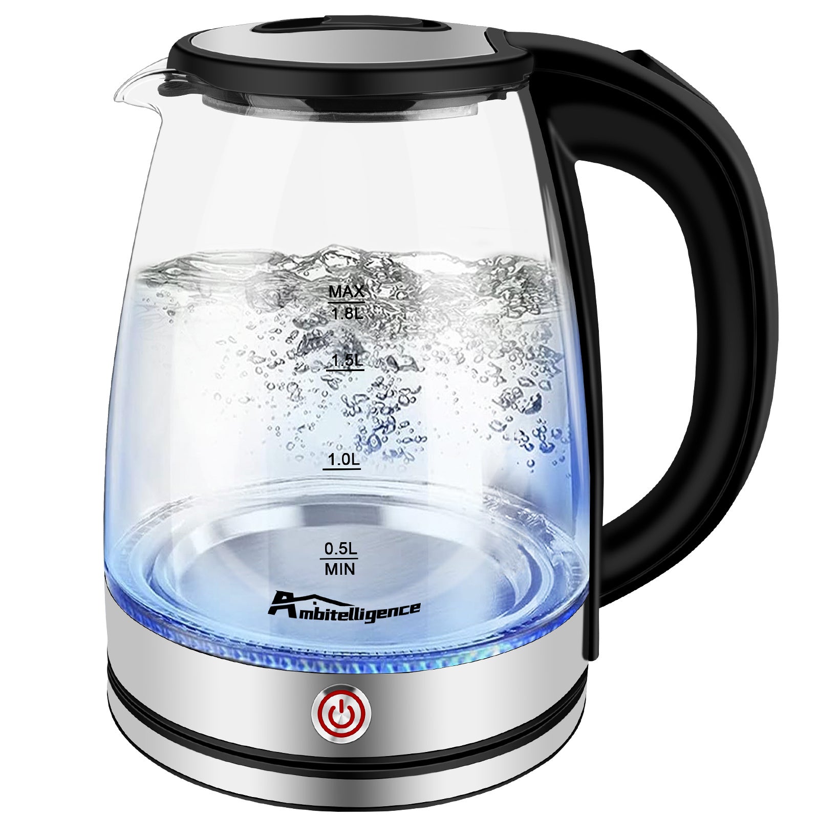 Electric Kettle Keep Warm, Hot Water Boiler With LED Light, Auto Shut-Off & Boil Dry Protection