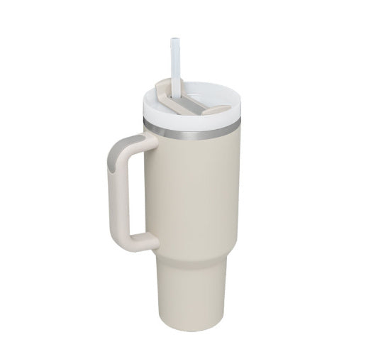 Personalized DIY Straw Coffee Insulation Cup With Handle Portable Car