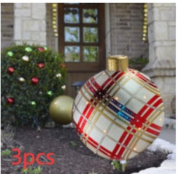 Christmas Ornament Ball Outdoor Pvc 60CM