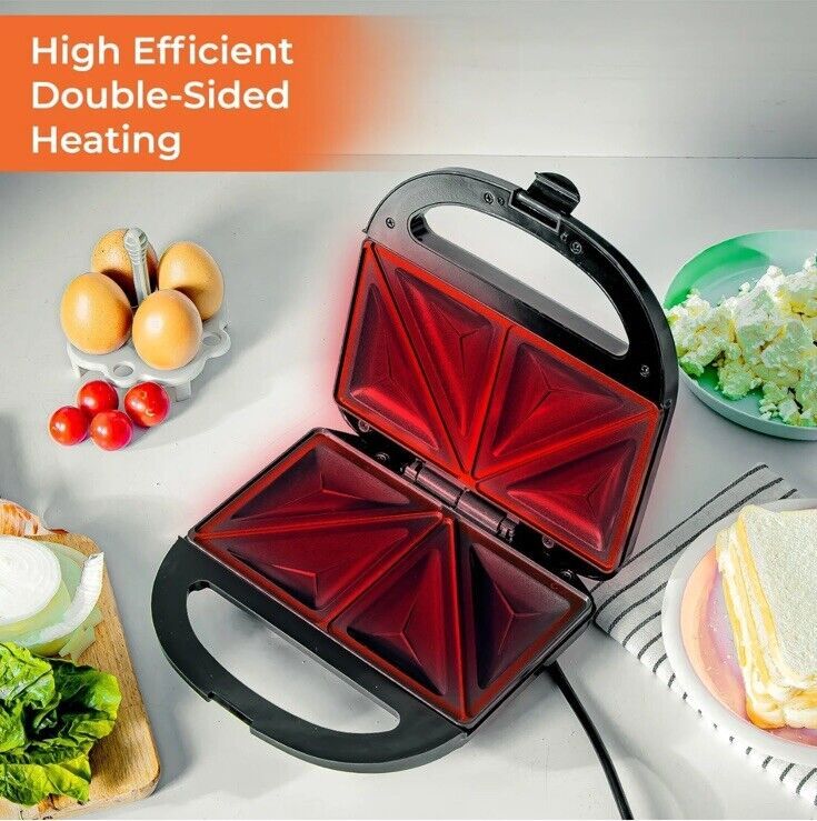 Sandwich Toaster Machine Non-Stick Easy Clean