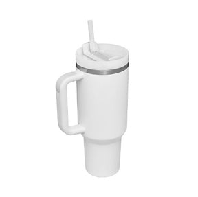 Personalized DIY Straw Coffee Insulation Cup With Handle Portable Car