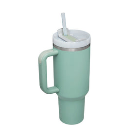 Personalized DIY Straw Coffee Insulation Cup With Handle Portable Car