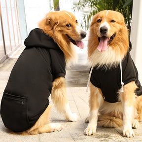 Fashion Pet Dog Simple Zipper Pocket Sweater