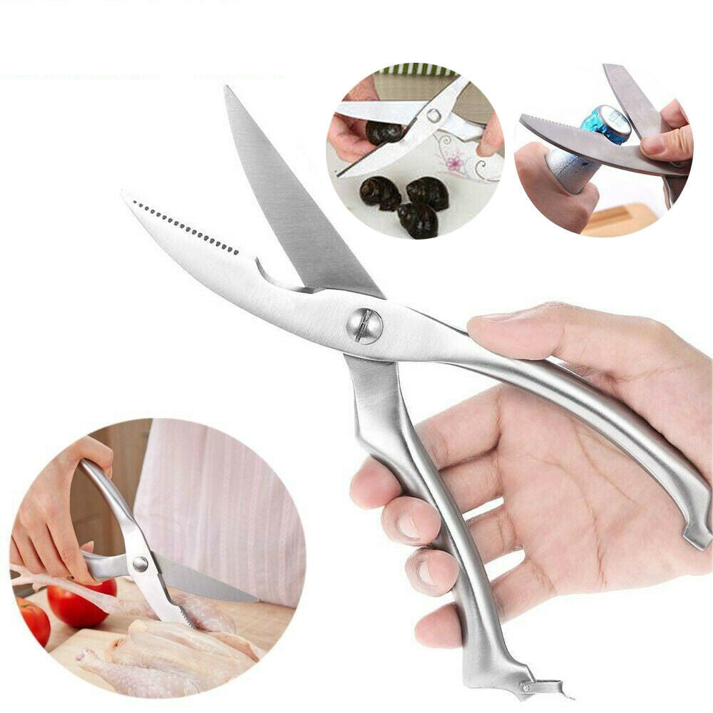 Knives Kitchen Shears Stainless Steel Poultry Fish Chicken Bone Scissors