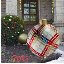 Christmas Ornament Ball Outdoor Pvc 60CM